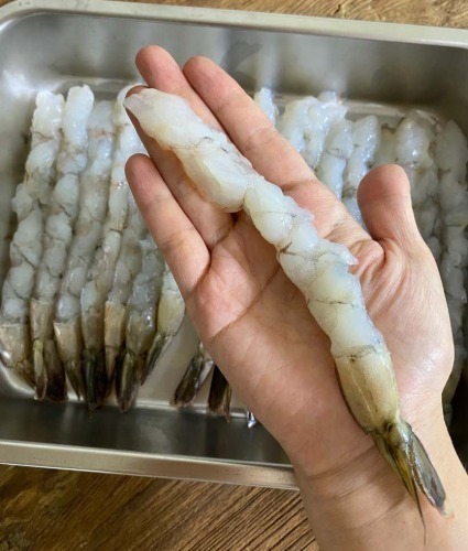 가시제거연구소 노바시새우 20미 450g 튀김용 냉동 손질 새우